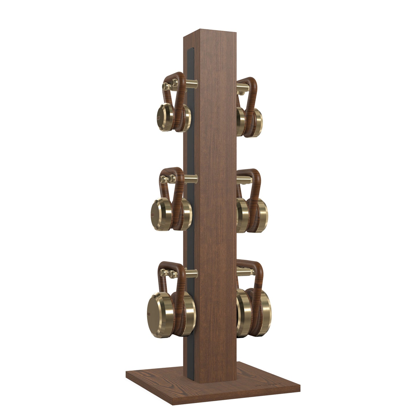 PENT. LOVA Set - In Gold - Kettlebells on a Vertical Stand
