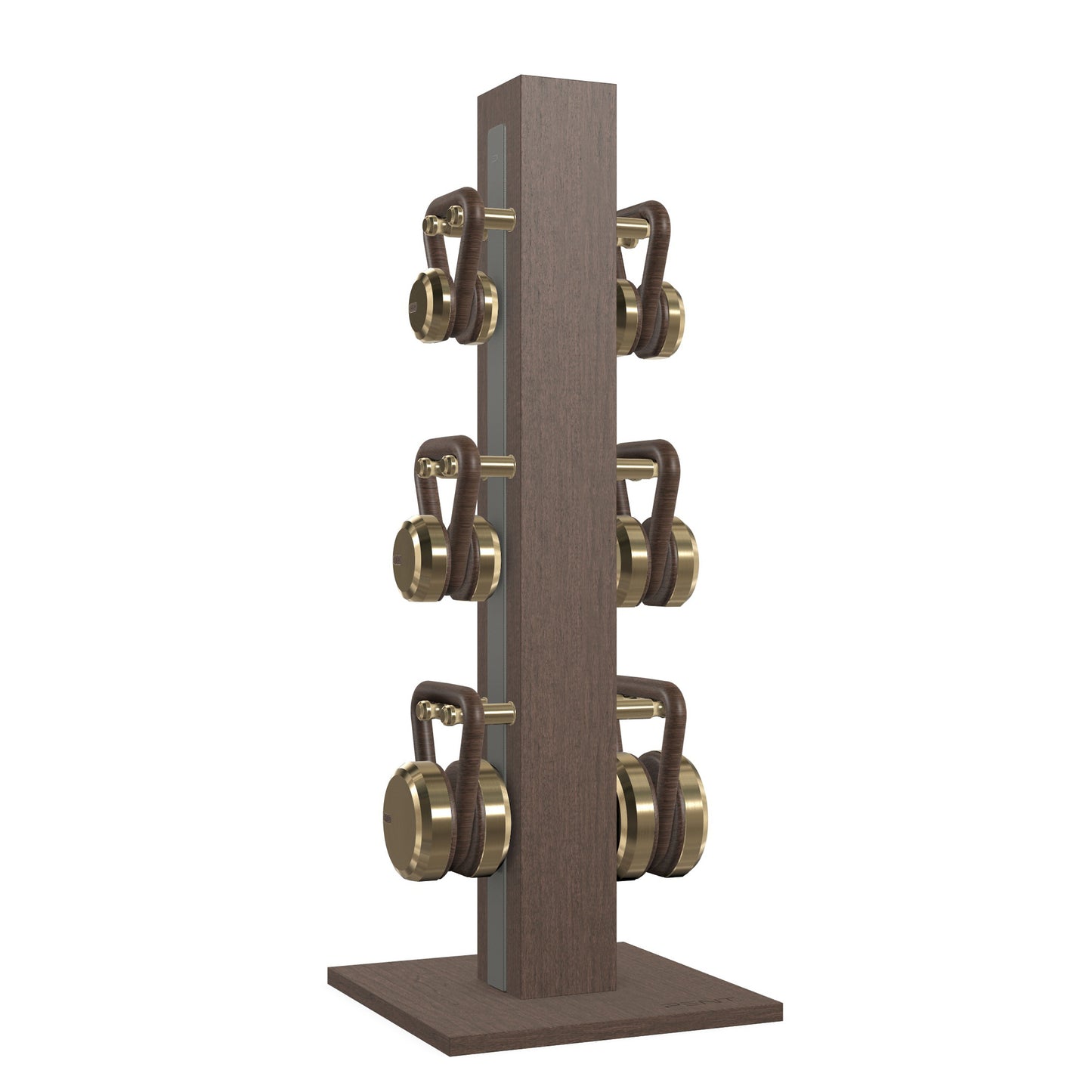 PENT. LOVA Set - In Gold - Kettlebells on a Vertical Stand