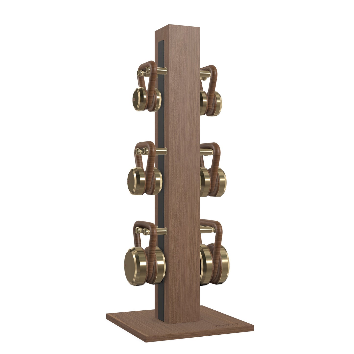 PENT. LOVA Set - In Gold - Kettlebells on a Vertical Stand