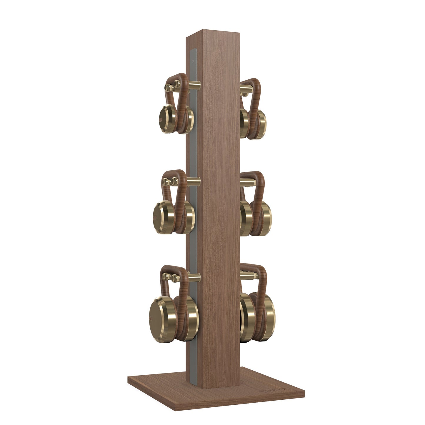 PENT. LOVA Set - In Gold - Kettlebells on a Vertical Stand