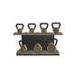 PENT. LOVA Set - In Gold - Kettlebells on a Horizontal Stand