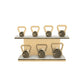 PENT. LOVA Set - In Gold - Kettlebells on a Horizontal Stand