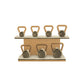 PENT. LOVA Set - In Gold - Kettlebells on a Horizontal Stand