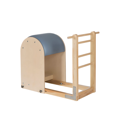 PILATES SCANDINAVIA Ladder Barrel – handcrafted Scandinavian Pilates equipment with ash and birch wood.