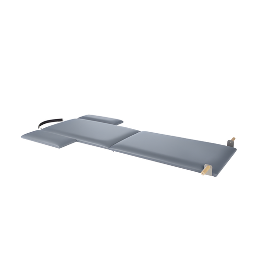 Foldable Pilates platform by Pilates Scandinavia positioned.