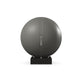 Luxury fitness equipment, fitness ball wrapped in luxurious leather and paired with a compact wooden stand. Customize in grey base leather, grey accent leather and black ash wood. PENT. MESNA