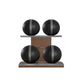 PENT. MOXA Light - Set of 4 Medicine Balls on Horizontal Wooden Stand - 4, 8, 12, 16 KG