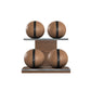 PENT. MOXA Light - Set of 4 Medicine Balls on Horizontal Wooden Stand - 4, 8, 12, 16 KG