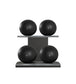 MOXA Power - Set of Handcrafted Weighted Balls on Horizontal Wooden Stand