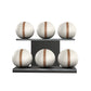 MOXA Set - Ultimate Set of Handcrafted Weighted Balls on Horizontal Wooden Stand