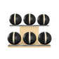 MOXA Set - Ultimate Set of Handcrafted Weighted Balls on Horizontal Wooden Stand