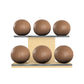 MOXA Set - Ultimate Set of Handcrafted Weighted Balls on Horizontal Wooden Stand