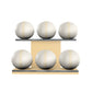 MOXA Set - Ultimate Set of Handcrafted Weighted Balls on Horizontal Wooden Stand