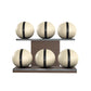 MOXA Set - Ultimate Set of Handcrafted Weighted Balls on Horizontal Wooden Stand