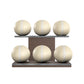 MOXA Set - Ultimate Set of Handcrafted Weighted Balls on Horizontal Wooden Stand