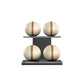 MOXA Light - Set of Handcrafted Weighted Balls on Horizontal Wooden Stand