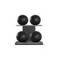 MOXA Light - Set of Handcrafted Weighted Balls on Horizontal Wooden Stand
