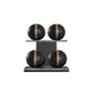 MOXA Light - Set of Handcrafted Weighted Balls on Horizontal Wooden Stand