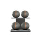 MOXA Light - Set of Handcrafted Weighted Balls on Horizontal Wooden Stand