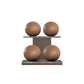 MOXA Light - Set of Handcrafted Weighted Balls on Horizontal Wooden Stand