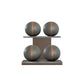 MOXA Light - Set of Handcrafted Weighted Balls on Horizontal Wooden Stand