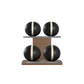 MOXA Light - Set of Handcrafted Weighted Balls on Horizontal Wooden Stand