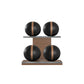 MOXA Light - Set of Handcrafted Weighted Balls on Horizontal Wooden Stand