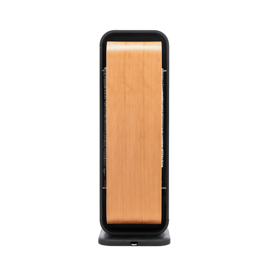 NOHRD StepTower in Cherry wood finish showcasing its compact vertical design.