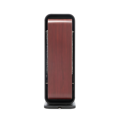 NOHRD StepTower in club wood finish showcasing its compact vertical design.