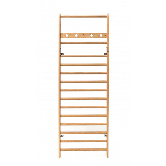 A luxury fitness equipment, premium wall bar made with natural wood in oak. NOHRD WallBars
