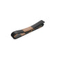 Luxury yoga equipment, handmade yoga strap with luxurious natural Italian leather. Customize in black base leather and brown accent leather. PENT. PASA - Luxury Leather Yoga Strap