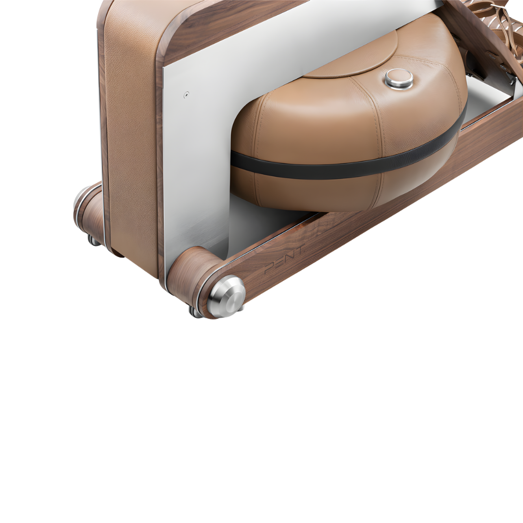 Handcrafted luxury rowing machine for home gym