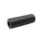 A luxury stretching roller made with natural cock and Italian leather in silver color option. PENT. ROLA Cork - Luxury Cork Stretching Roller