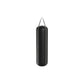 Luxury boxing equipment, handcrafted genuine Italian leather punching bag, filled with genuine leather scraps. With black base & grey accent Italian leather. PENT. RAXA