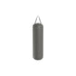 Luxury boxing equipment, handcrafted genuine Italian leather punching bag, filled with genuine leather scraps. With full grey base & accent Italian leather. PENT. RAXA