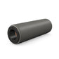 Luxury fitness equipment, handcrafted stretching roller with natural wood and luxurious leather. Customize in grey base leather, brown accent leather and black ash wood. PENT. ROLA - Luxury Stretching Roller