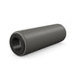 Luxury fitness equipment, handcrafted stretching roller with natural wood and luxurious leather. Customize in grey base leather, grey accent leather and black ash wood. PENT. ROLA - Luxury Stretching Roller
