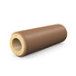 Luxury fitness equipment, handcrafted stretching roller with natural wood and luxurious leather. Customize in brown base leather, grey accent leather and natural ash wood. PENT. ROLA - Luxury Stretching Roller