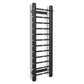 Luxurious home gym equipment, luxury fitness wall bar handcrafted with stainless steel and premium black ash wood. PENT. SCALA
