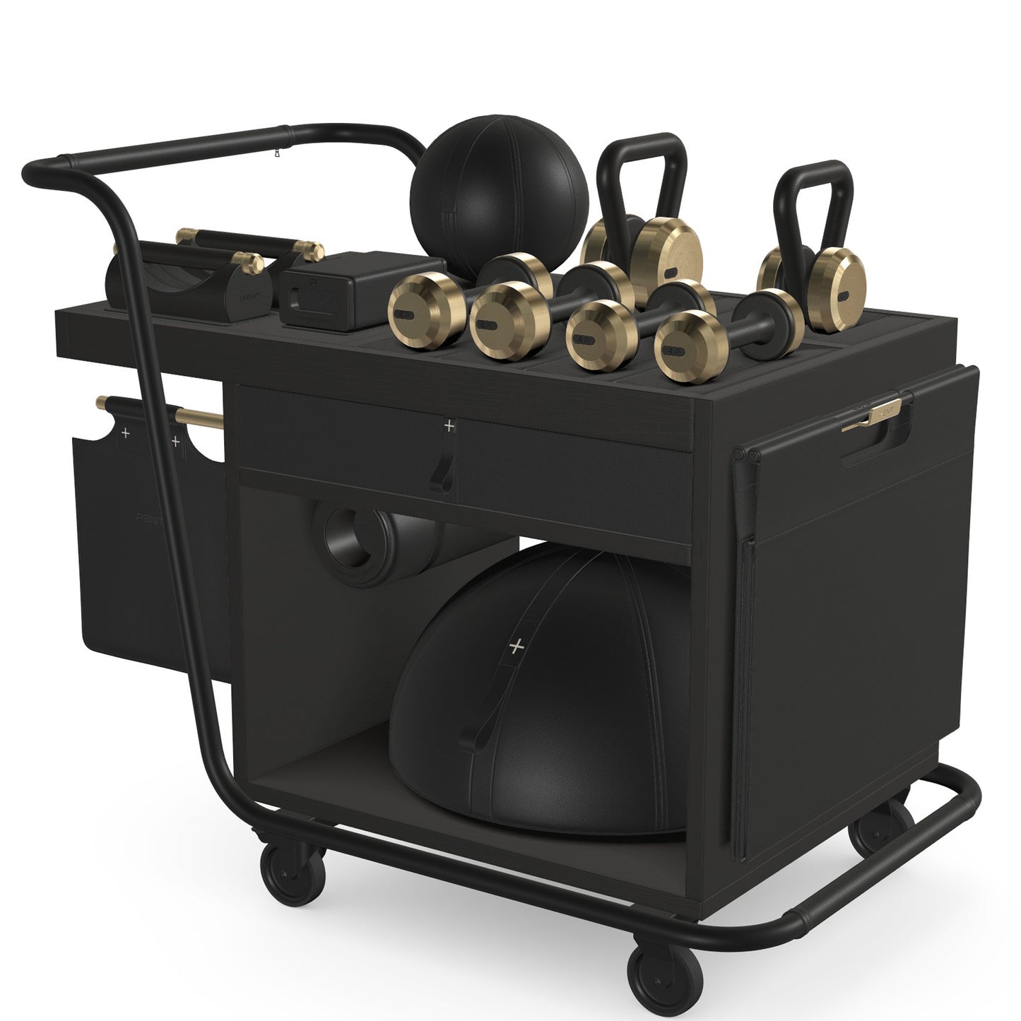 PENT. SOPHIA - In Gold - Luxury Fitness Equipment Mobile Set