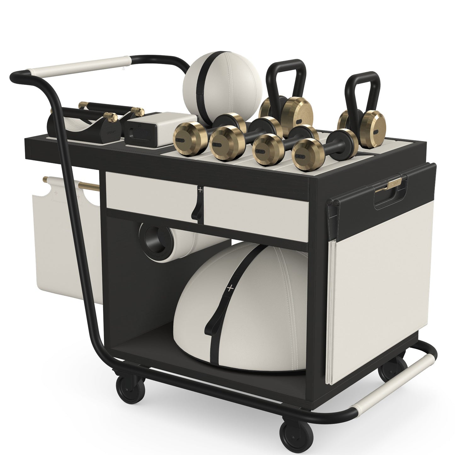 PENT. SOPHIA - In Gold - Luxury Fitness Equipment Mobile Set