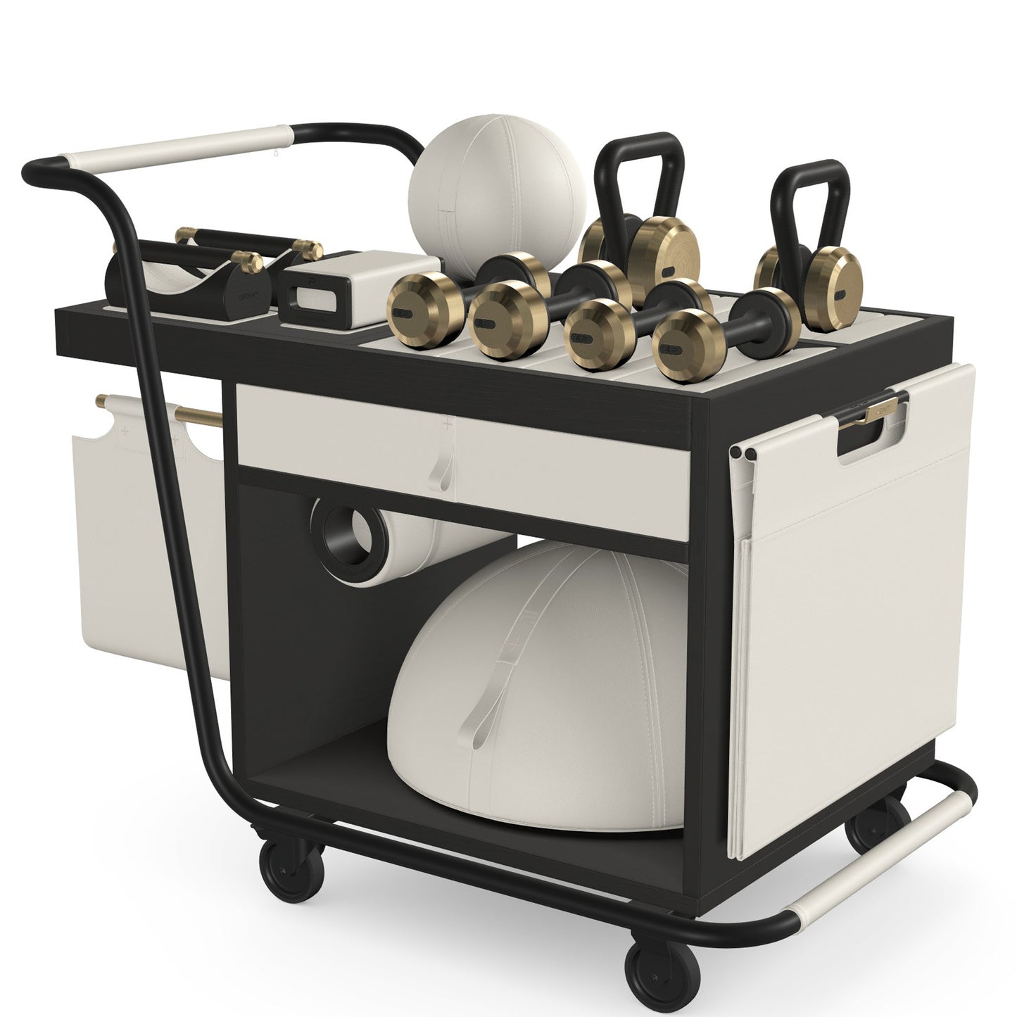 PENT. SOPHIA - In Gold - Luxury Fitness Equipment Mobile Set