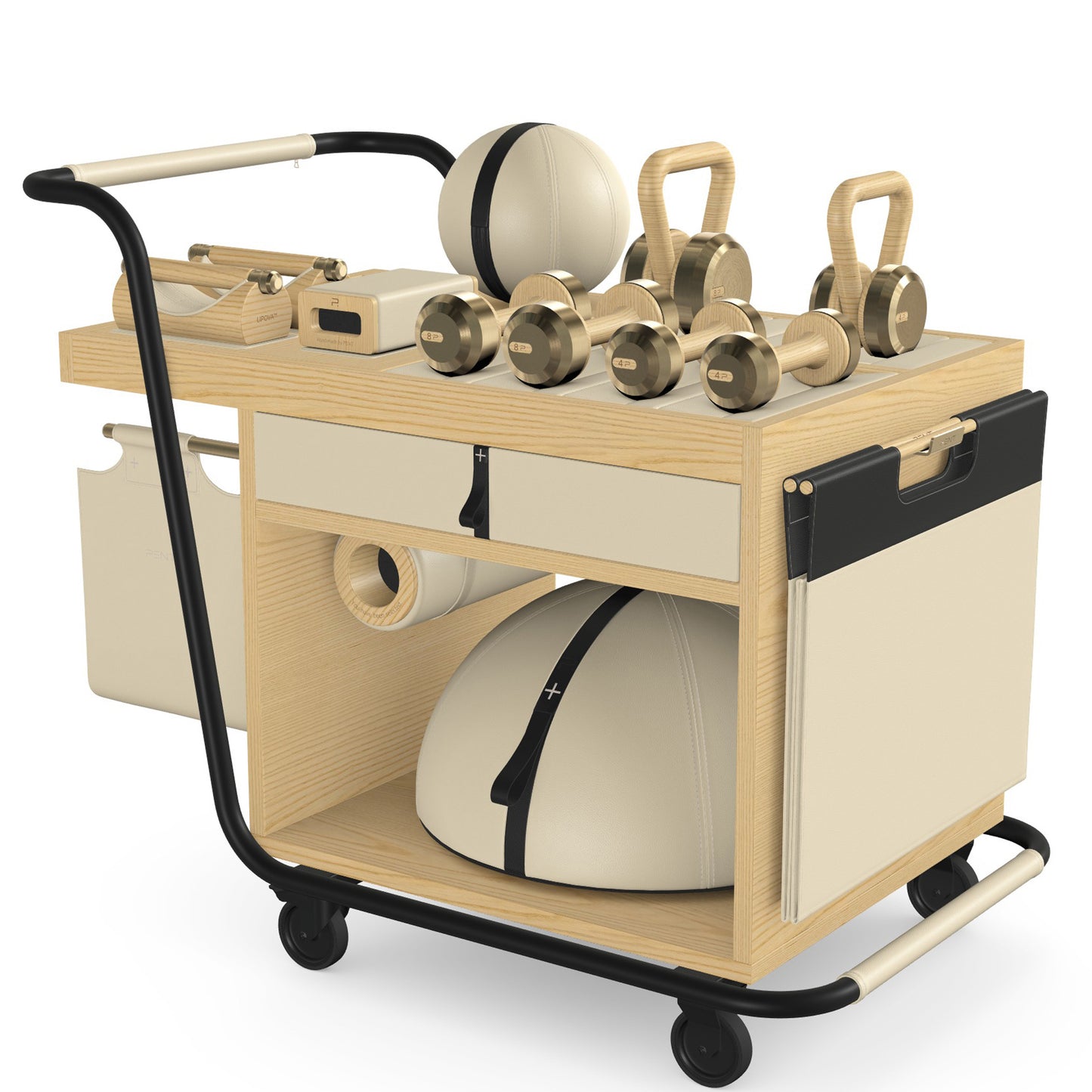 PENT. SOPHIA - In Gold - Luxury Fitness Equipment Mobile Set