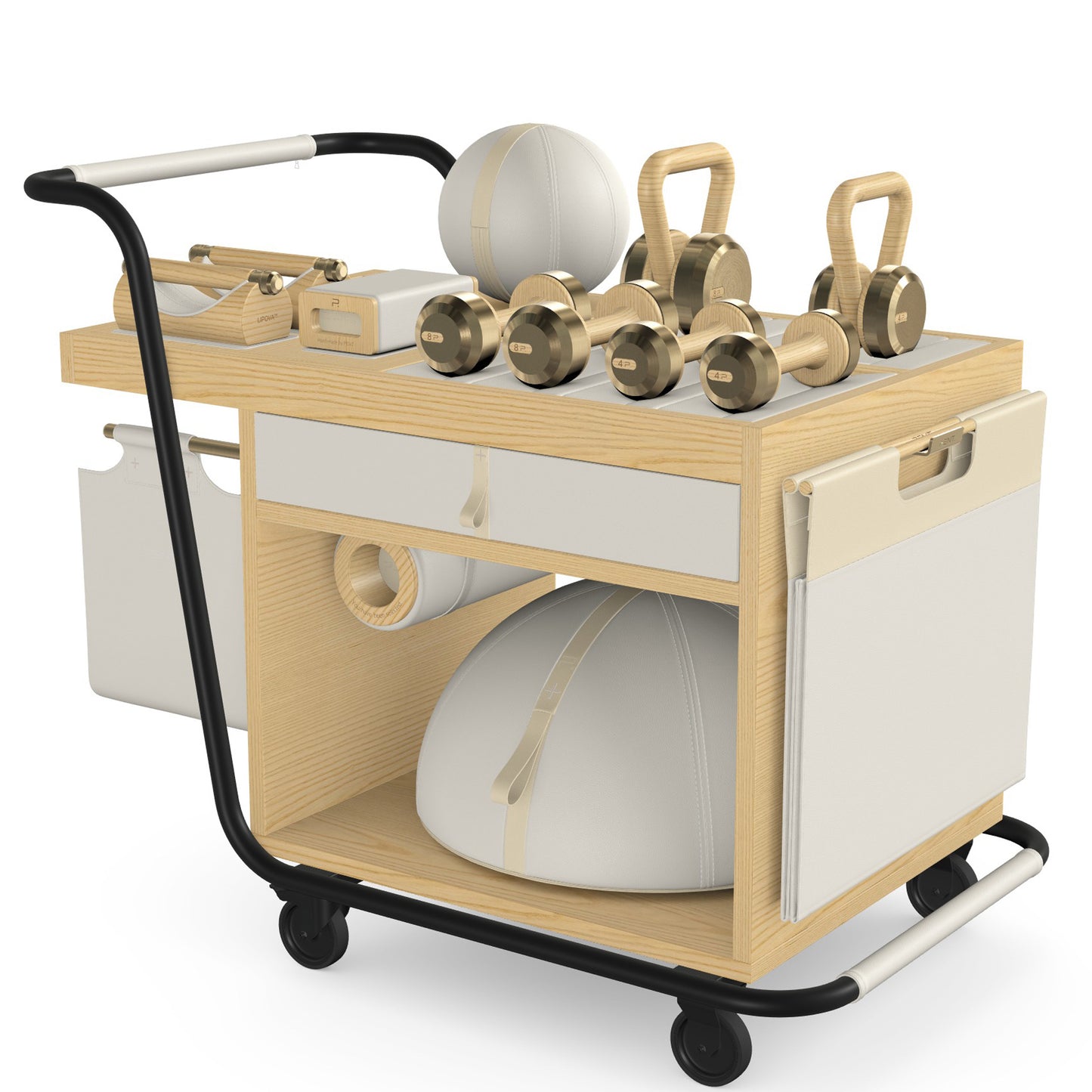 PENT. SOPHIA - In Gold - Luxury Fitness Equipment Mobile Set