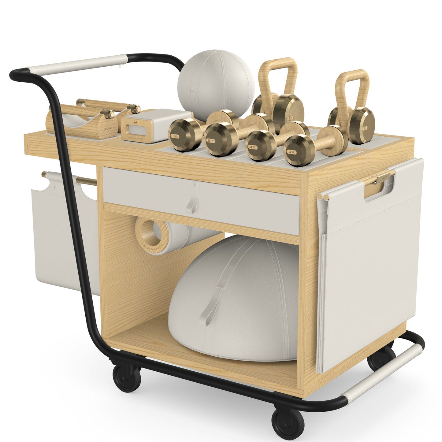 PENT. SOPHIA - In Gold - Luxury Fitness Equipment Mobile Set