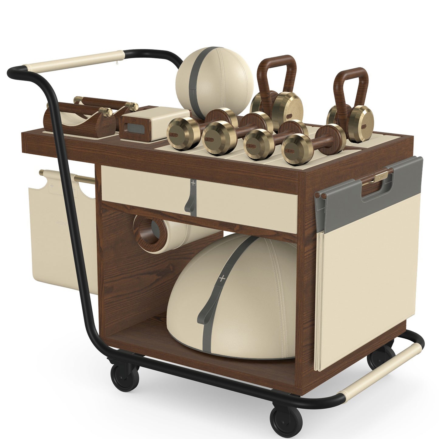 PENT. SOPHIA - In Gold - Luxury Fitness Equipment Mobile Set