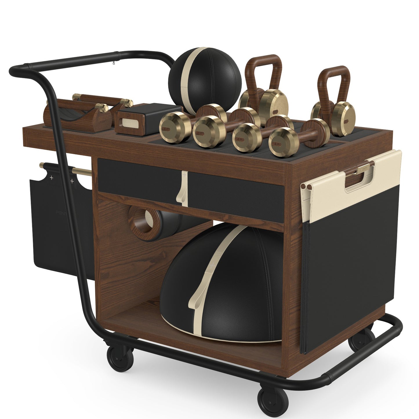 PENT. SOPHIA - In Gold - Luxury Fitness Equipment Mobile Set