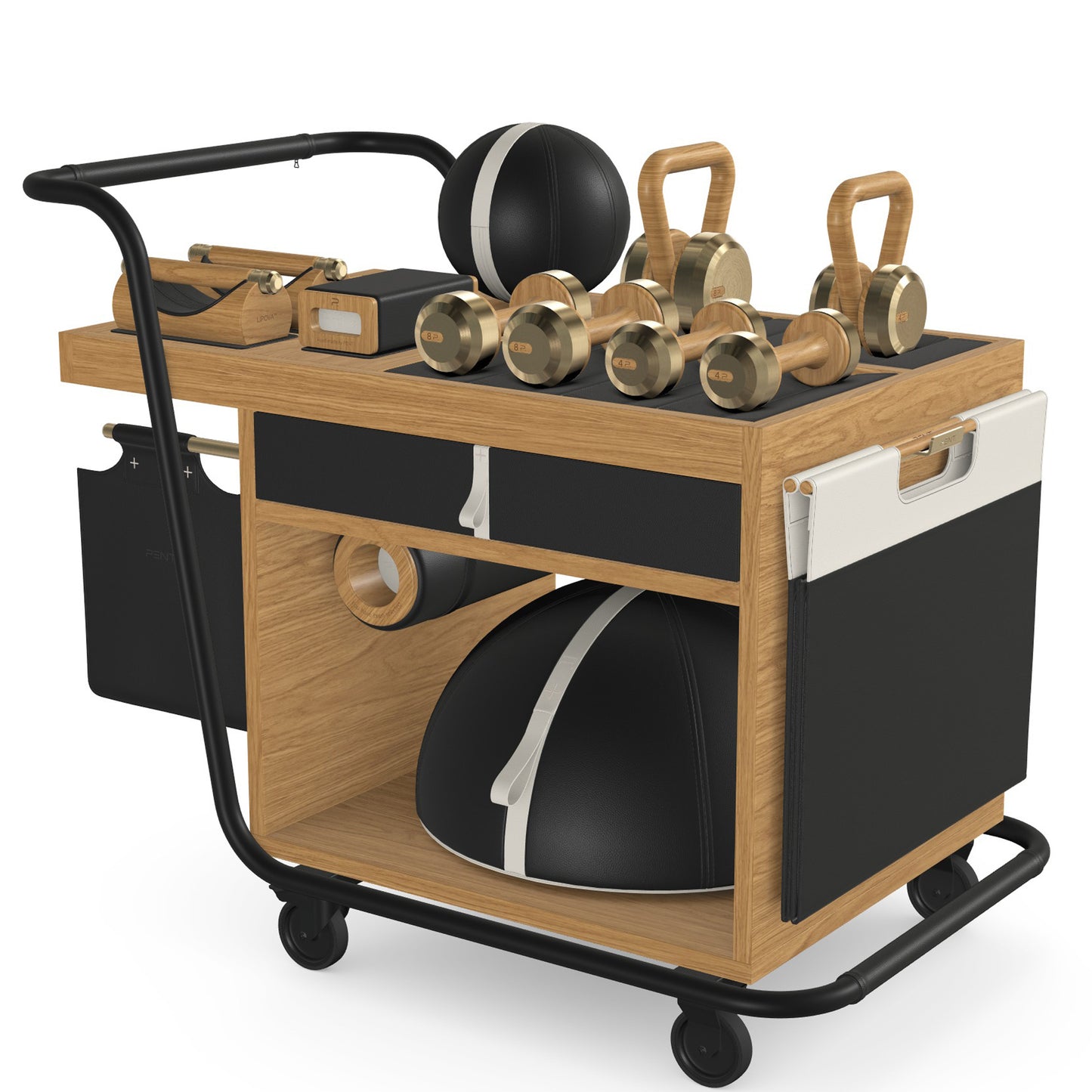 PENT. SOPHIA - In Gold - Luxury Fitness Equipment Mobile Set