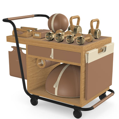 PENT. SOPHIA - In Gold - Luxury Fitness Equipment Mobile Set