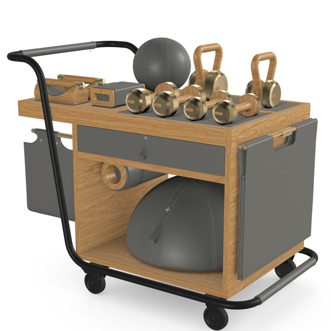 PENT. SOPHIA - In Gold - Luxury Fitness Equipment Mobile Set